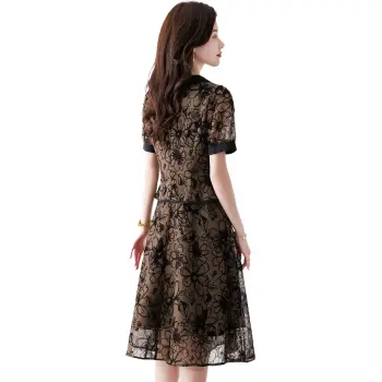 Mylan Skirt Set Slim Fit Women's Coffee