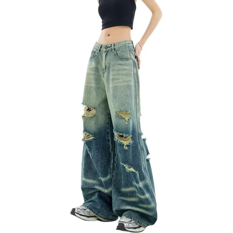 Ordifen Jeans Women's Vintage Blue-6