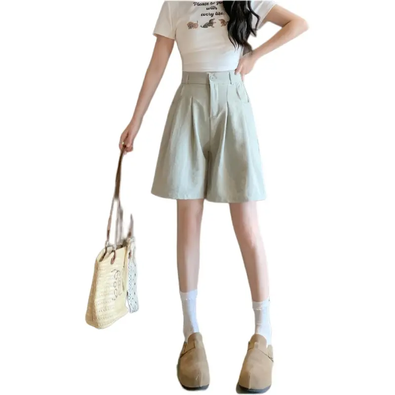 Mu Xiao Xin Denim Shorts Women's-10