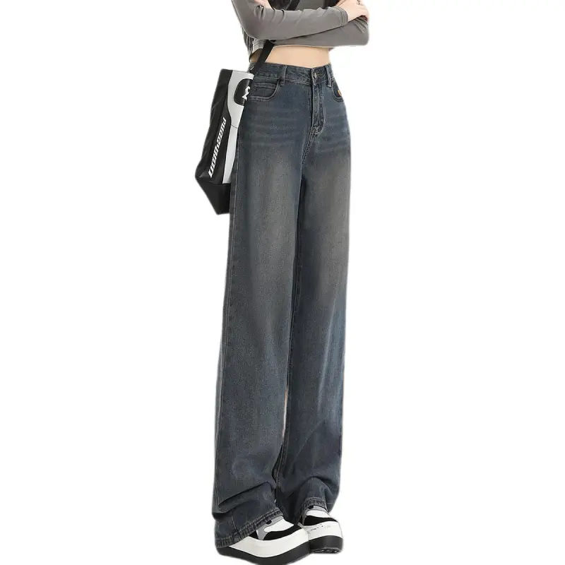 Weixi Jeans Women's Cement Blue-1