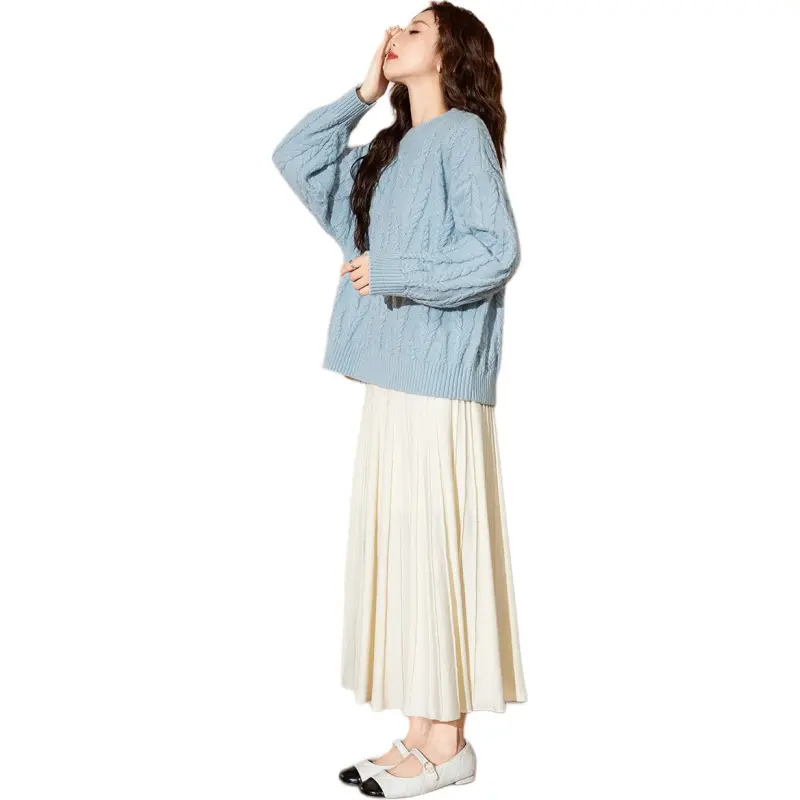 Tonlion Sweater Women's Powder Blue-2