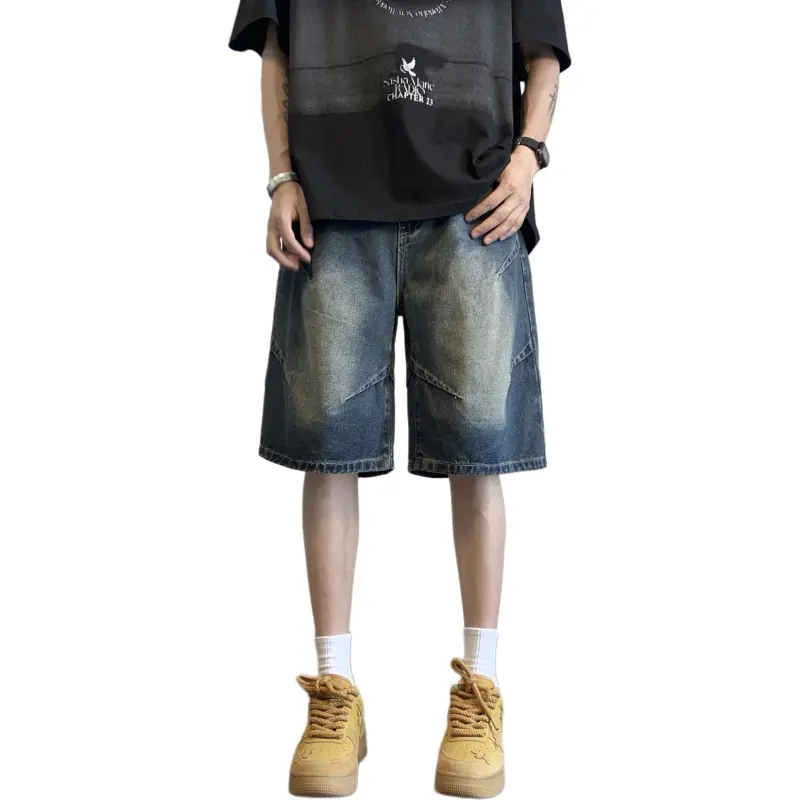 BEAR UNION Denim Shorts Men-6