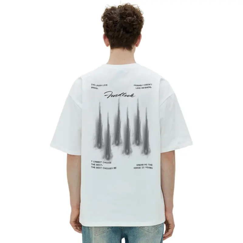 FONDLOOK T Shirt Unisex Upgraded Creamy Apricot-8