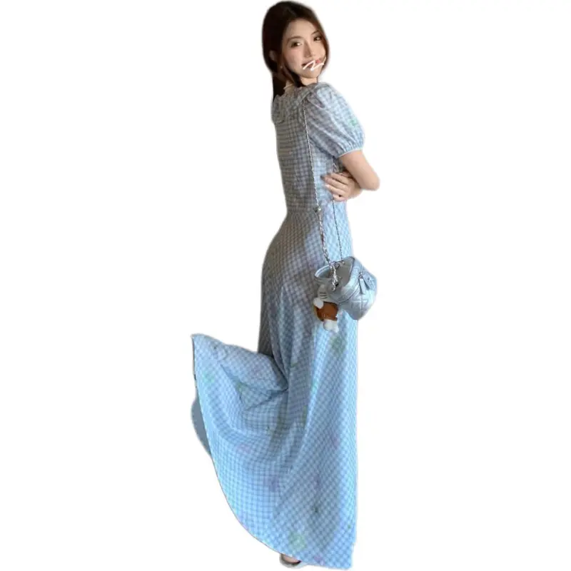 Mu Xiao Xin Short Sleeved Dress Women's-4