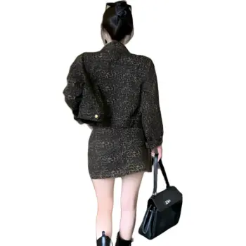 Icicofficial Skirt Set Women's Leopard Print