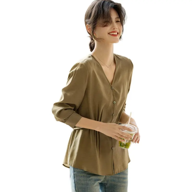 XWI Shirts Women's Forest Green-2
