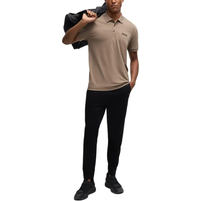 HUGO BOSS Polo Shirt Men's Khaki-1