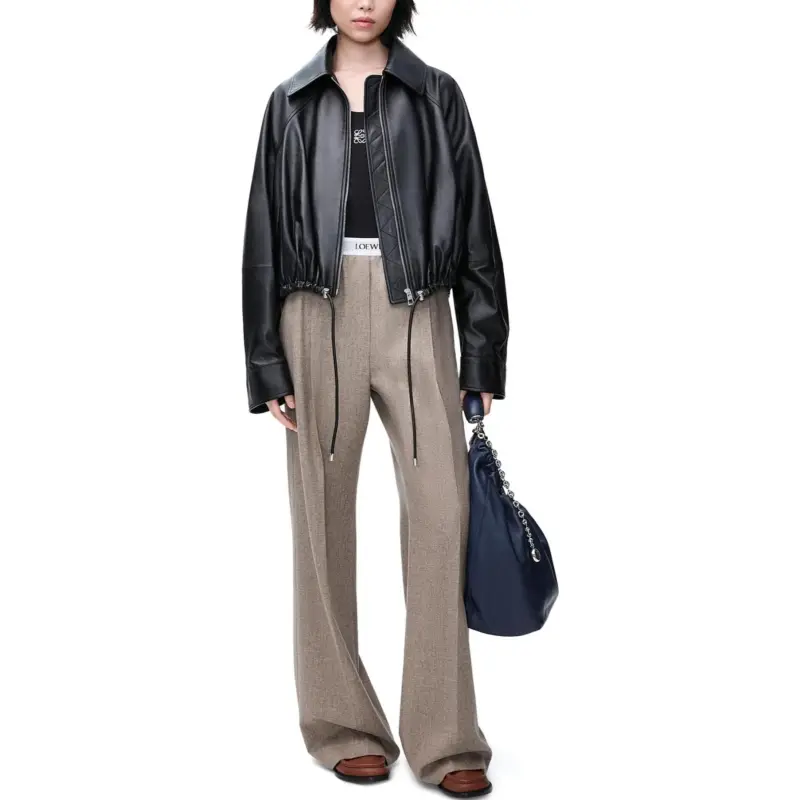LOEWE Woll Trouser 'Beige'-1