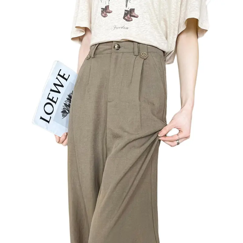 Weixi Casual Pants Women's Khaki-1