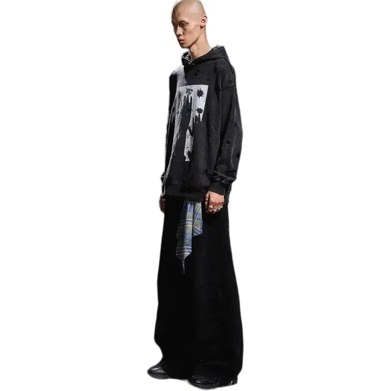 TESTUNG Fashion Jeans Unisex Blue-4