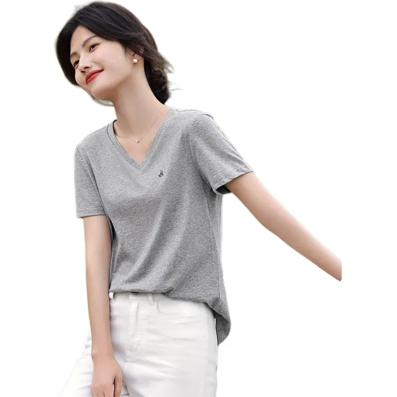 XWI T Shirts Women's Gray-3