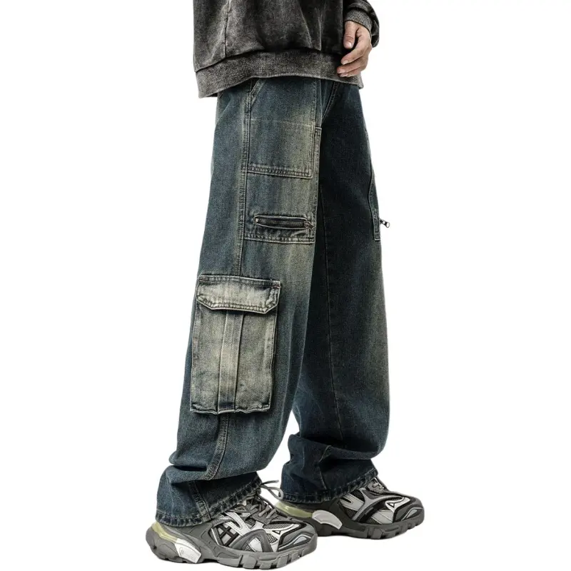 FASTFISH Jeans Unisex Nostalgic Blue-2