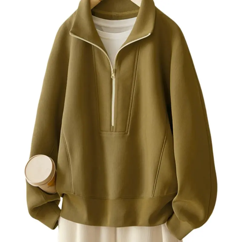 IHIMI Sweatshirt Women's Beaver Green-1