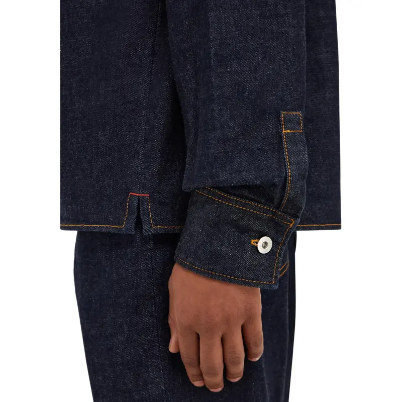 Ferragamo Long Sleeved Denim Shirt-5