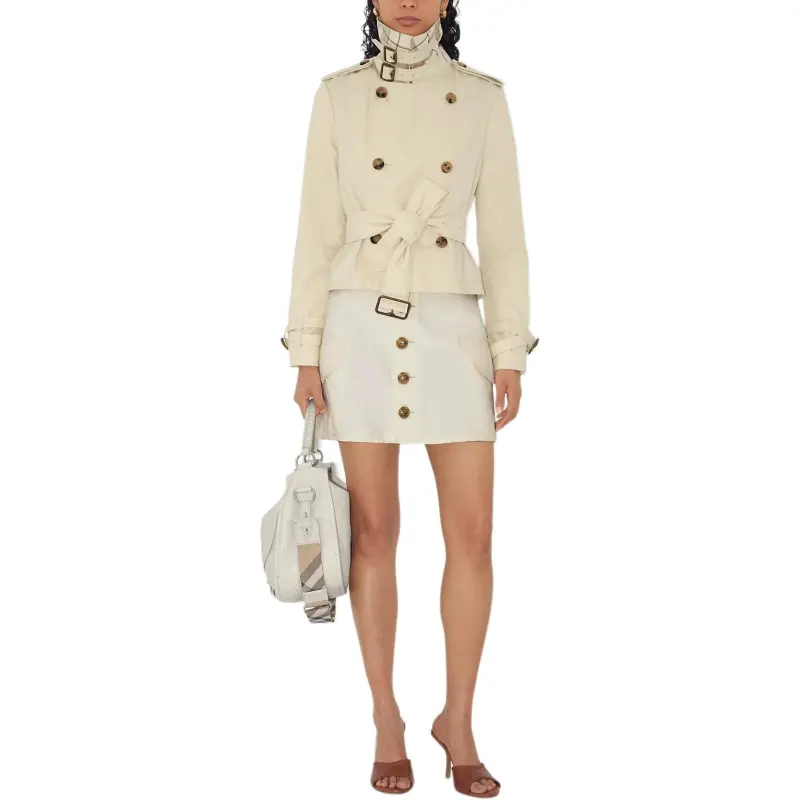Burberry SS25 Jackets Coats Women's White-2