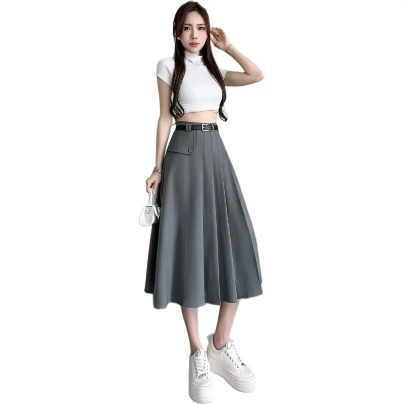GOSO Casual Long Skirts Women's-4
