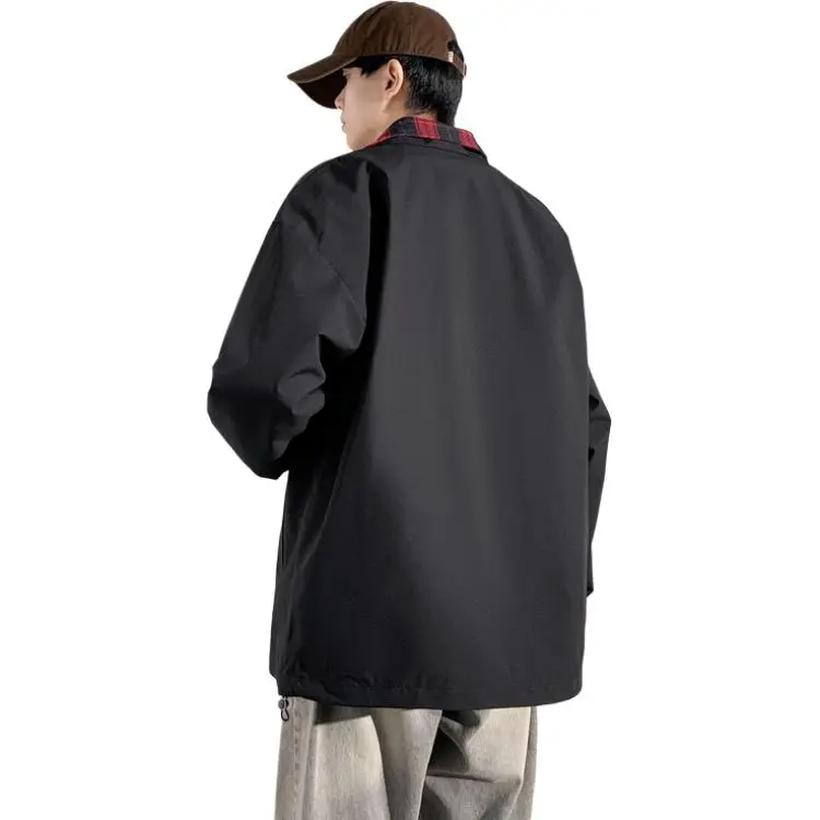 MASGLO Jackets Coats Unisex Black-0