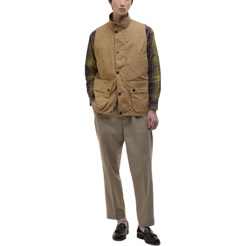 BARBOUR Vests Men Khaki-2