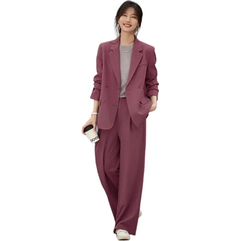 XWI Casual Suit Women's Smoky Berry Red-4