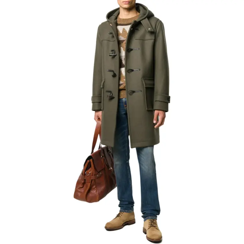 Mackintosh Weir Hooded Duffle Coat-1
