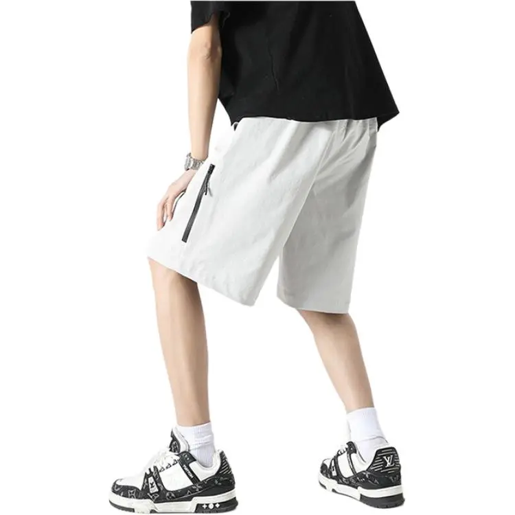 Mula Casual Shorts Unisex Light Gray-1