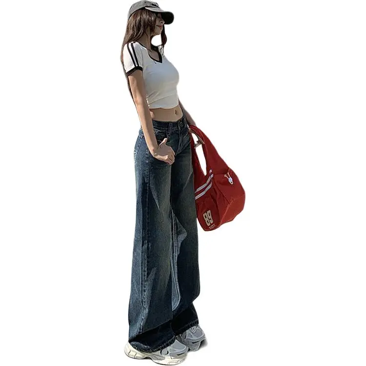 Kazakhstan Jeans Women's Vintage Blue-4