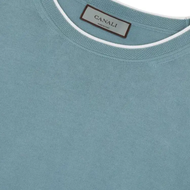 Canali Cotton T shirt-4