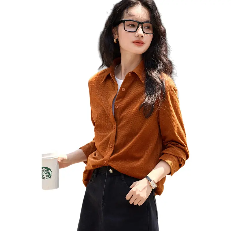 Mo Han Yi Mei Shirt Women's Caramel-1