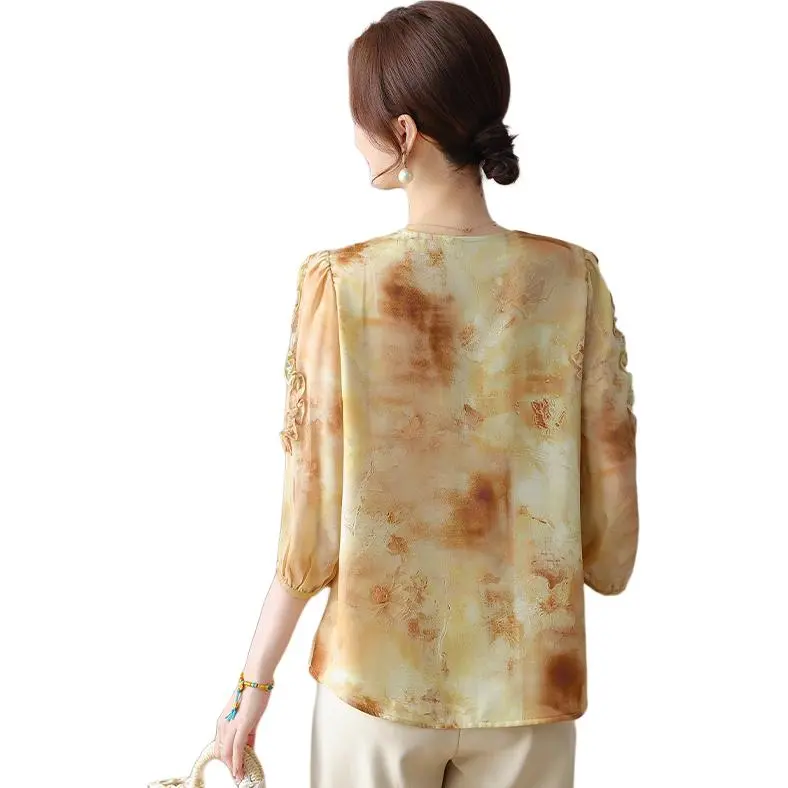 PIERRE CARDIN Chiffon Shirt Women's-5