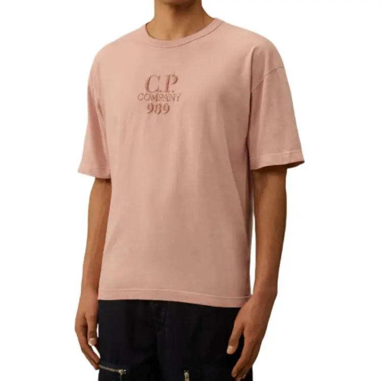 C.P.Company Logo embroidered T shirt-1