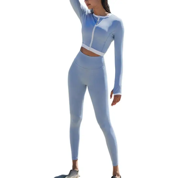 XEXYMIX Sports Pants Women's Baby Blue-1