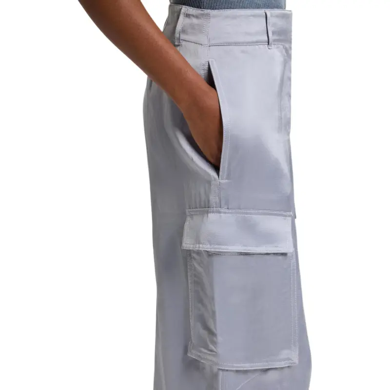 HUGO BOSS Cargo Pants Women's Light Gray-4
