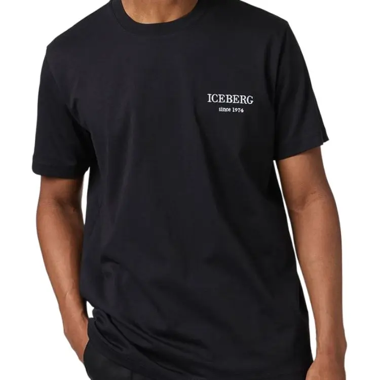 Iceberg Logo patch T shirt-5