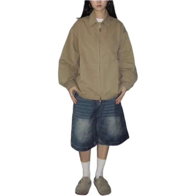 KVIV Denim Shorts Unisex Vintage Blue -2
