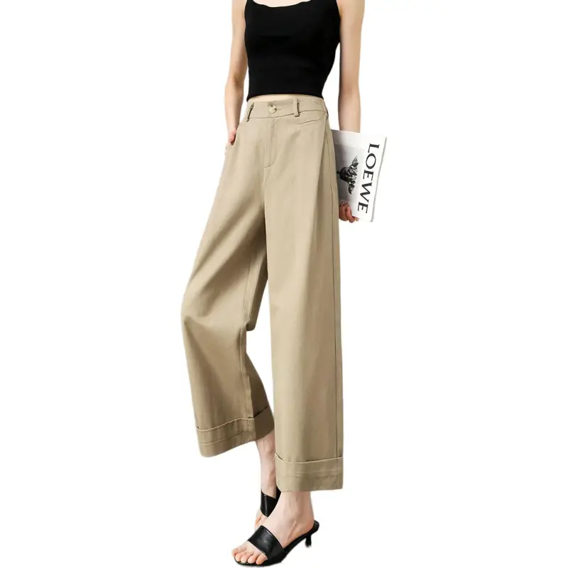 Weixi Casual Pants Women's Khaki-3