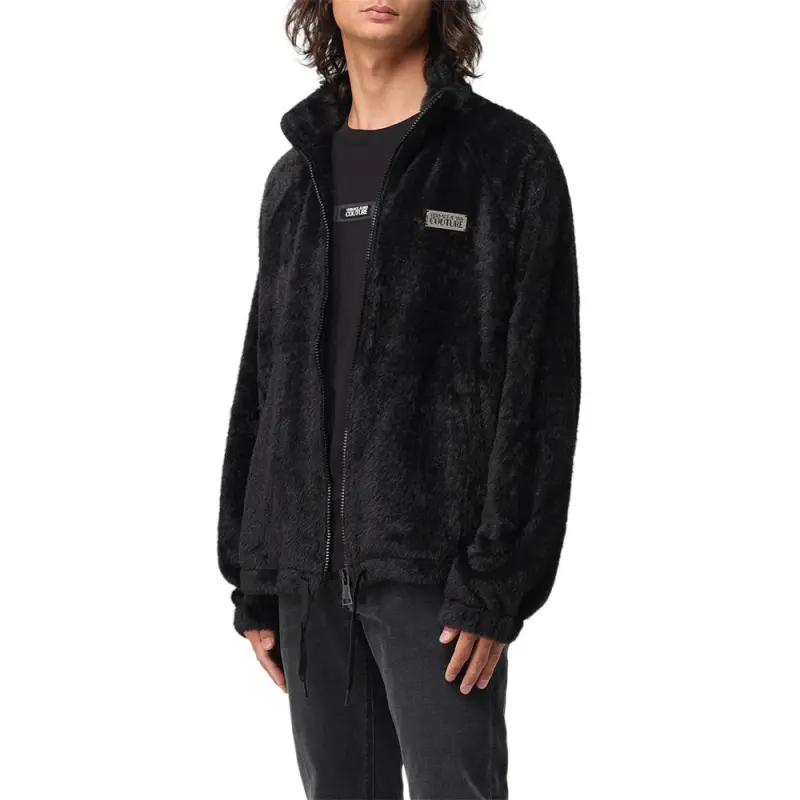 VERSACE JEANS Logo plaque Cardigan-6
