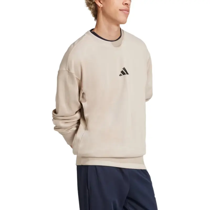 Adidas Sky French Terry Sweatshirt Unisex Marvelous Beige-3