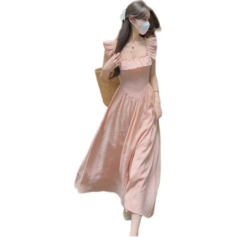 Mu Xiao Xin Short Sleeved Dress Women's-3