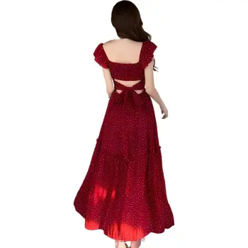 Flowers In Water Sleeveless Dress Women's