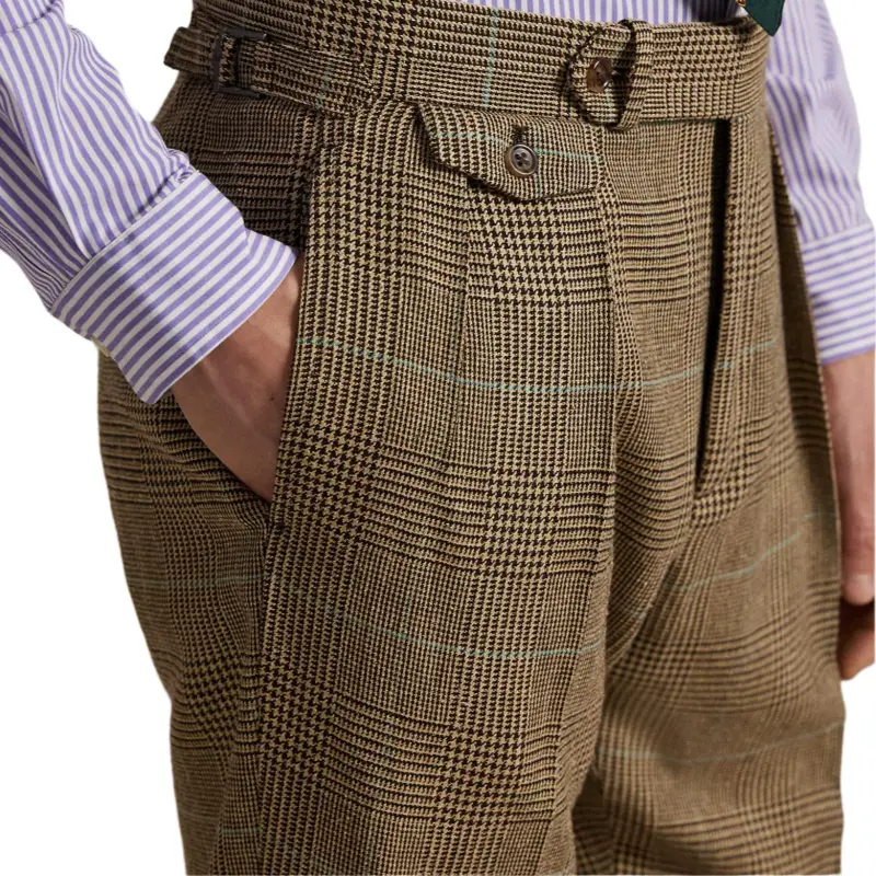 Polo Ralph Lauren Suit Trouser Men's Dark Umber-4