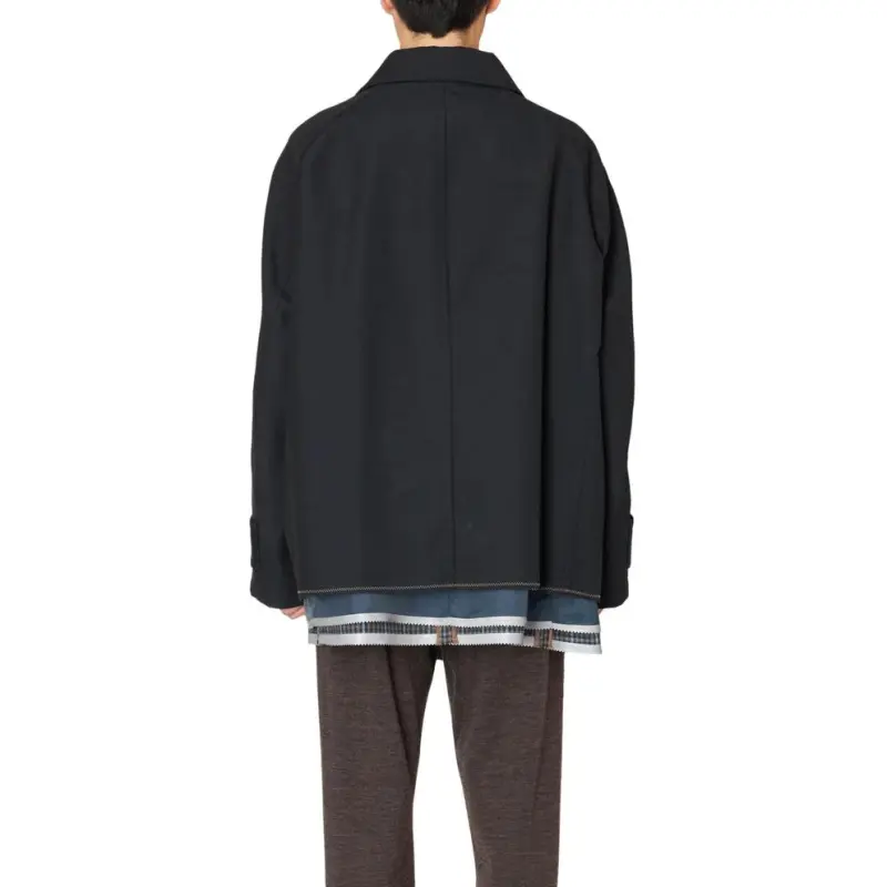 KOLOR Single breasted Wool Coat-1