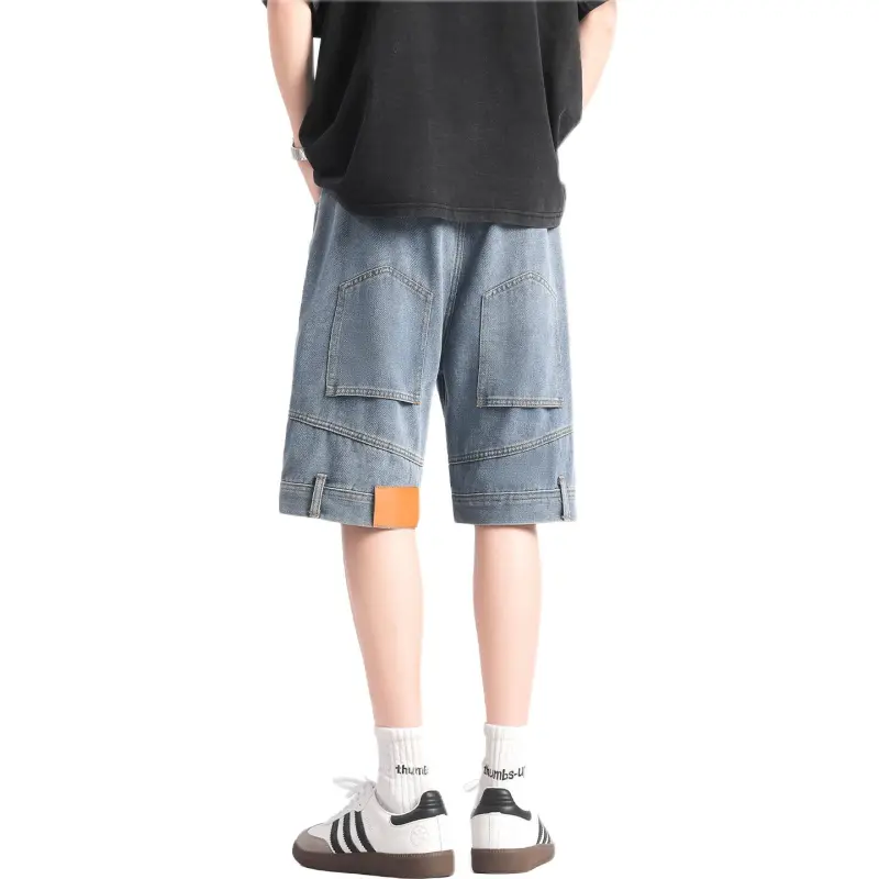 Emoji Denim Shorts Unisex-1