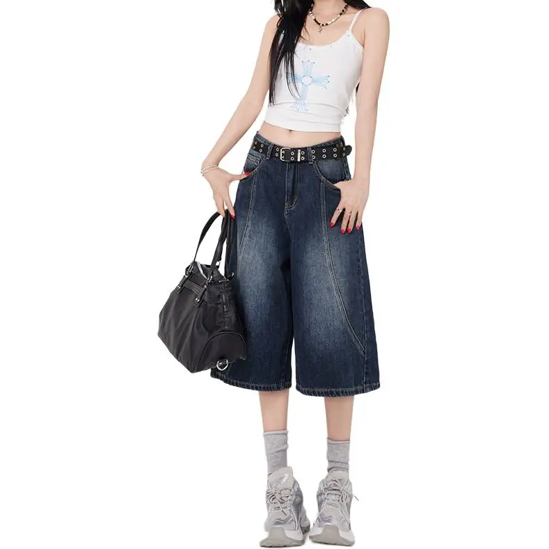 Kazakhstan Denim Shorts Women's-3