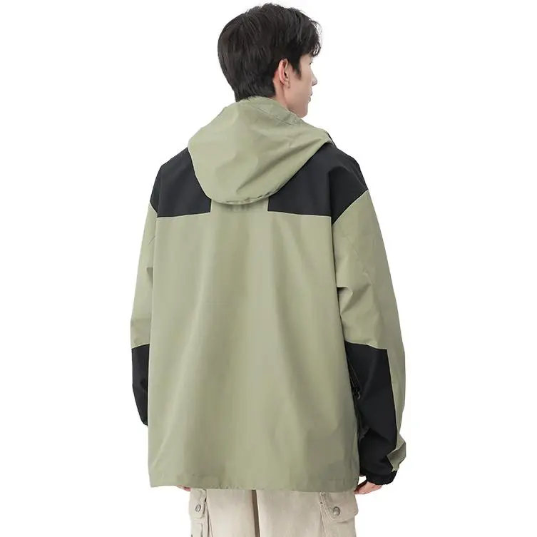 Yalu Water Resistant Windproof Breathable Wear Resistant Water Repellent Windbreaker Jacket Unisex-0