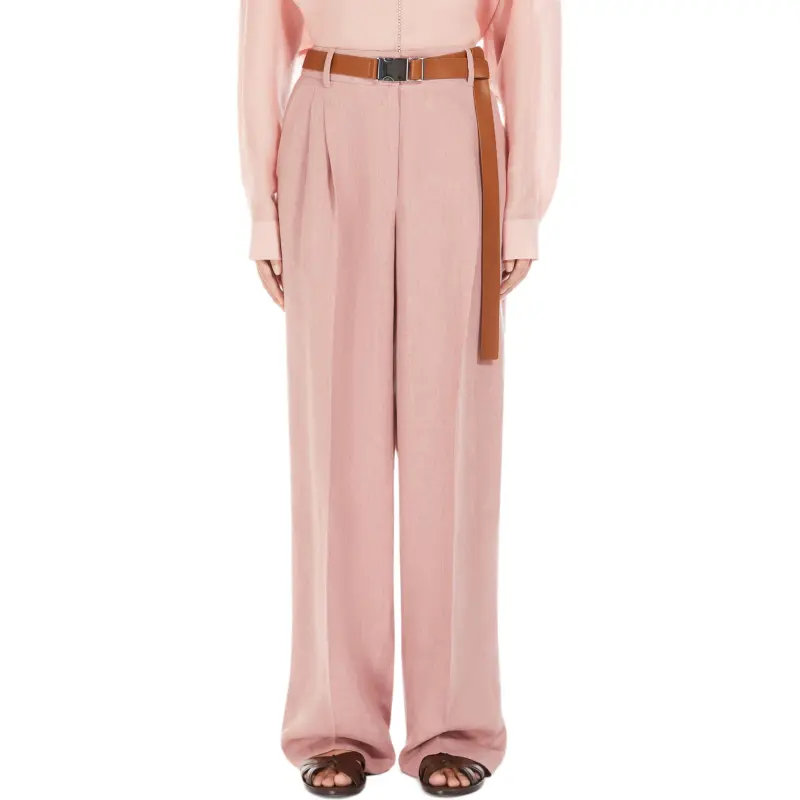 MaxMara Studio Casual Pants Women's Pink-2