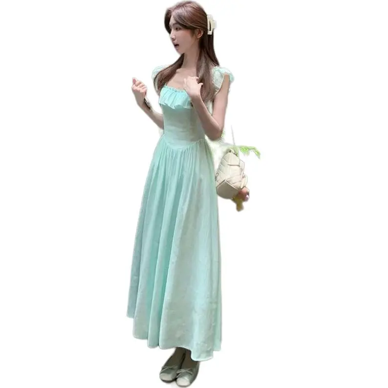 Mu Xiao Xin Short Sleeved Dress Women's-7
