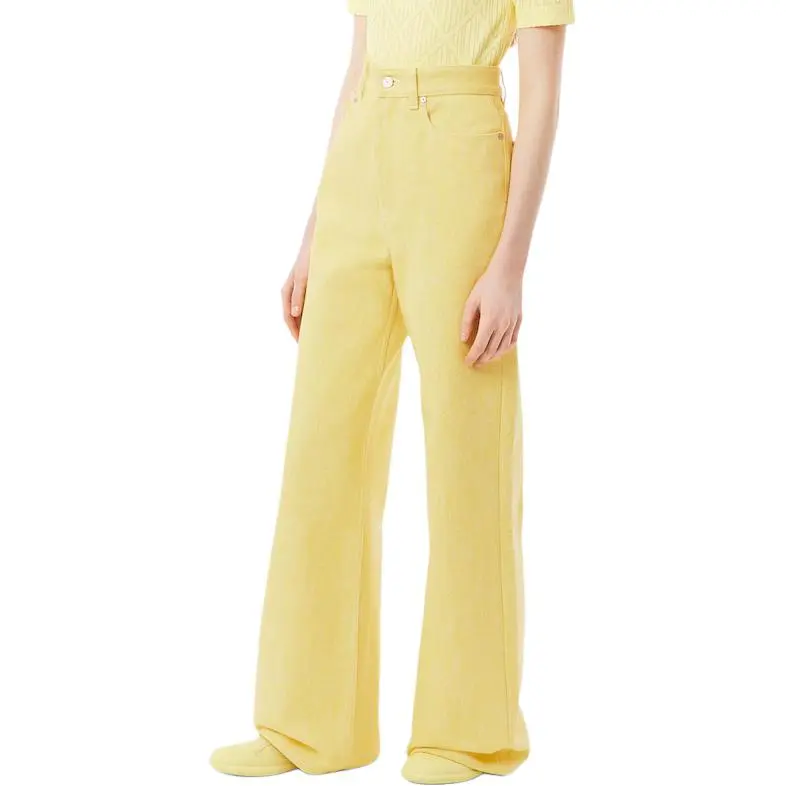 LACOSTE SS25 Jeans Women's Yellow-4