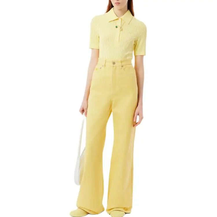 LACOSTE SS25 Jeans Women's Yellow-2