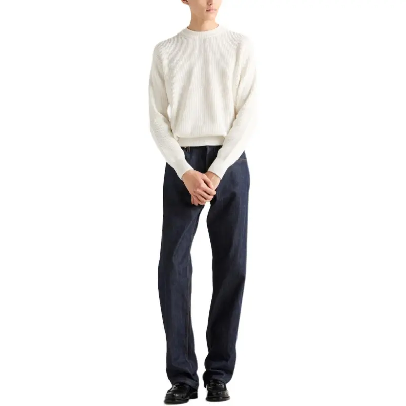 PRADA Cotton Crew neck Sweater-1