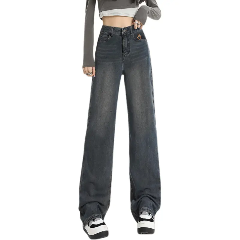 Weixi Jeans Women's Cement Blue-2